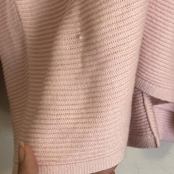 1. STATE Women's Pink V-Neck Ribbed Long Sleeve Pullover Sweater Size Small - Picture 11 of 12